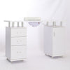 Mobile Manicure Nail Table Beauty Salon Station Technician Desk + Dust Collector