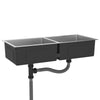 Handmade Kitchen Sink Plumbing Utility Waste Basin Stainless Steel