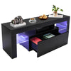 TV Unit Cabinet Cupboard Sideboard TV Stand RGB Light Living Room Table