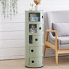 Bedside Table Drawers Cabinet Bedroom Furniture Storage Nightstand Space Saving