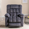 Electric Power Lift Riser Recliner Chair Sofa W/ Massage and Heat Armchair Grey