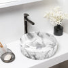 Marble Stone Look Wash Basin Ceramic Vessel Bathroom Sink Porcelain AboveCounter