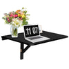 80x60CM Wall-mounted Drop-leaf Table Folding PC Laptop Desk Wooden Kitchen Desk