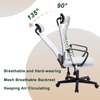 Mesh Office Chair Comfortable Height Adjustable Ergonomic Office Chair White