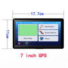 7" 8GB Sat Nav Car Truck GPS Navigation Touch Screen Free Lifetime UK & EU Maps