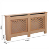 White Radiator Cover Cabinet Small Large MDF Wood Grill Traditional Furniture