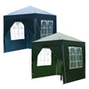 2x2M Folding Marquee Gazebo Tent Waterproof Garden Party Canopy Shelter Windbar