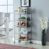 5 Tiers Kitchen Storage Trolley Rolling Cart with Removable Mesh Baskets & Wheel