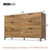 Modern Cabinet Chest of Drawers Bedroom Furniture Home Storage Bedside 6 Drawers