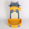 Vertical Scratching Board Cartoon Cat Eating Fish Grinding Claw Scrtacher Mat
