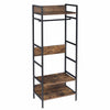 Heavy Duty Clothes Rail Bathroom Display Stand Adjustable Hanging Garment Shelf