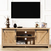 Modern TV Cabinet for 60-Inch TV Wooden Media Storage Shelves Organizer Stand