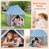 Large Kids Play House Children Indoor Outdoor Castle Fairy Tent with Light & Mat