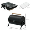 Portable Charcoal Barbecue Grill Garden Outdoor BBQ Cooking for Camping Picnic