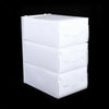 20PCS Large Plastic Shoe Storage Boxes Drawer Stackable Foldable Organiser Clear