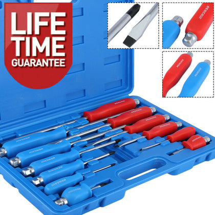 Magnetic Screwdriver Set HEAVY DUTY Philips & Slotted Go Through Drivers PH0-PH4