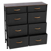 Bedroom Fabric Chest of Drawers Bedside 8 Drawer Dresser Storage Organizer Unit