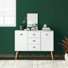 Modern Sideboard Buffet 2 Doors 3 Drawers Storage Cabinet Cupboard for Hallway