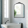 Vintage Garden Villa Mirror Arch Metal Frame Hanging Wall Mounted Window Style