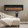 70" Electric Fireplace Modern Wall Mounted/Insert/Free Stand 9 Flame Fire Remote