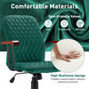 Velvet Leisure Chair Adjustable Swivel Home Office Chair Mid-Back Computer chair