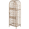 45 Bottle Wrought Wine Rack Jail Freestanding Wine Rack Antique Wine Bottle Hold