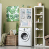 Over-The-Toilet Storage Cabinet 3-Tier Washing Machine Rack W/ Adjustable Shelf