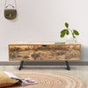 Industrial Wooden TV Stand Rustic Storage Coffee Table Retro Cabinet Cupboard