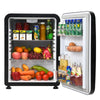 68L Compact Refrigerator Auto Defrost Table Top Mini Fridge & Cooler LED Light