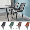 Pair of PU Faux Leather Dining Chairs Kitchen Dining room Chairs Office Family