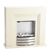Modern Electric Fire Fireplace Mantelpiece Thermostat Control LED Flame 1000/2KW