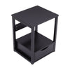Small Industrial Storage Nightstand Bedside Table Side Cabinet Drawer Shelf Rack