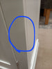 Wilmslow White Painted Large 3 Drawer 2 Door Sideboard SLIGHT SECONDS-WLM26-F233