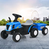 Kids Ride on Tractor and Trailer 6V Battery Powered Electric Toy Car Light Music