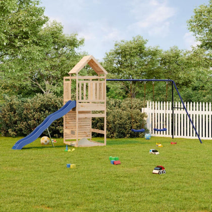 Outdoor Playset Solid Wood Pine F9K7