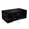 Modern High Gloss Coffee Table With Storage Drawer For Living Room White Black