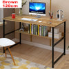 120cm Home Furniture Office PC Computer Desk Writing Table Workstation Bookshelf