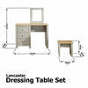 DRESSING TABLE SET DESK VANITY MAKEUP DESK STUDY TABLE 3 DRAWERS