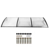 Door Canopy Awning Shelter Front Back Outdoor Porch Patio Window Roof Rain Cover