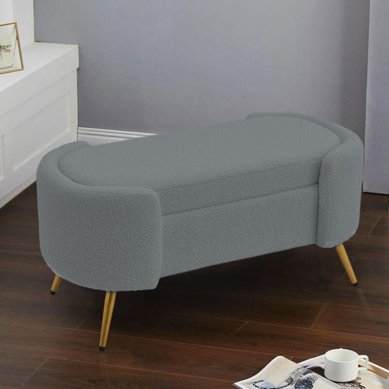 Long deals fabric bench