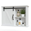 3-Tier Modern Wall-mounted Storage Cabinet Multi-function Bathroom Organizer