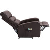 Electric Recliner Chair Massage Upholstered Sofa Living Room Armchair Leather