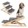 Home 3/4 steps Pet Puppy Dog Cat Stairs Ladder Climb Ramp for Couch & Bed