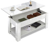 High Gloss Coffee Table With Storage Lift Top Up Wooden Living Room Furniture UK