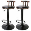 2PCS Bar Stools Swivel Bar Stool Comfortable Chair Seat Garden Shed Pub Leisure