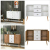 Modern Sideboard Buffet 2 Doors 3 Drawers Storage Cabinet Cupboard for Hallway