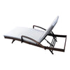 2M Backrest Adjustable Rattan Sun Lounger Recliner Chair Day Bed Chair w/Cushion