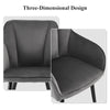 2x Dining Chairs Set Velvet Padded Seat Metal Legs Dining Room Furniture Chair
