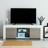 Modern TV Unit Cabinet Stand Sideboard Matt body & High Gloss Doors LED Light