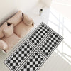 120cm Vinyl Floor Mat Rug Tile Mosaic Pattern Non Slip Easy Clean Home Decor